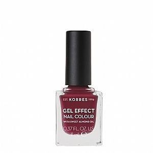 KORRES GEL EFFECT Nail Colour No51 Rosy Red 11ml