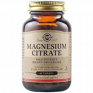 SOLGAR Magnesium Citrate 200mg 60tabs