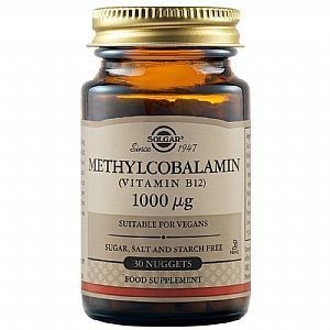 SOLGAR Methylcobalamin (Vitamin B12) 1000 µg 30 Nuggets