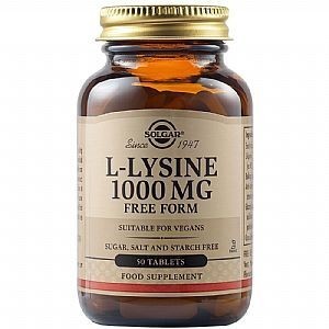 SOLGAR L-Lysine 1000mg 50 Tabs