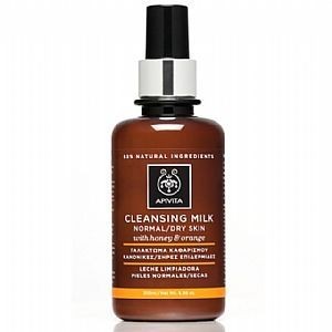 APIVITA CLEANSING MILK for Normal/Dry Skin with Honey & Orange 200ml