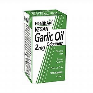 HEALTH AID GARLIC OIL Odourless 2mg 30caps