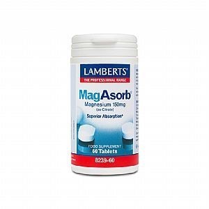 LAMBERTS MagAsorb Magnesium as Citrate 50mg60tabs