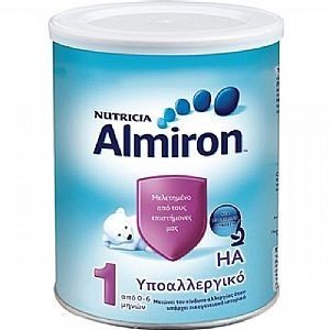 ALMIRON 1 HA - Υποαλλεργικό γάλα για βρέφη από 0-6 μηνών 400gr