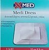 XMED Medi Dress Αυτοκόλλητες Αντικολλητικές 5 Γάζες 10cmX8 