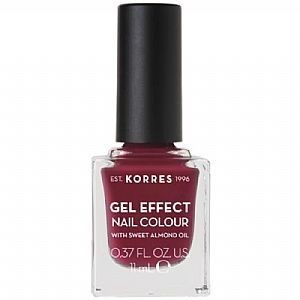 KORRES GEL EFFECT Nail Colour No74 Berry Addict 11ml