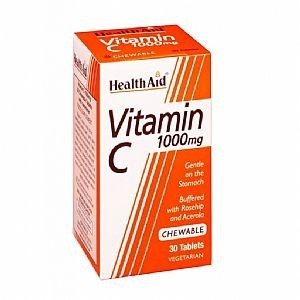 HEALTH AID Vitamin C 1000mg Chewable 30 Tabs