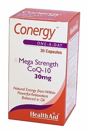 HEALTH AID Conergy Mega Strength CoQ-10 30mg 30caps